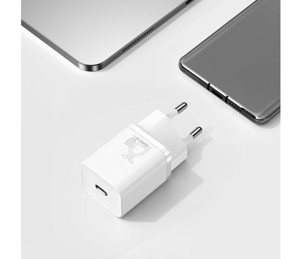 Baseus Super Si Quick Charger 1C 25W EU White + cable - 1348142 - zdjęcie 4